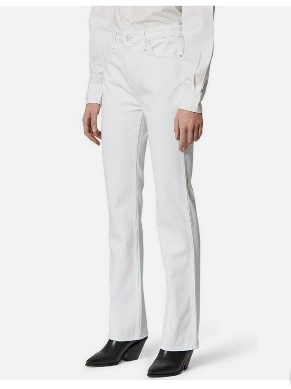 Hudson Abbey Bootcut - white
